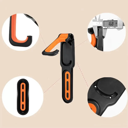 Bicycle Wall Mount Rack - Heavy Duty Bike Storage Hook for MTB and Road Bikes, Space Saving Garage Wall Organizer and Cycling Display Solution