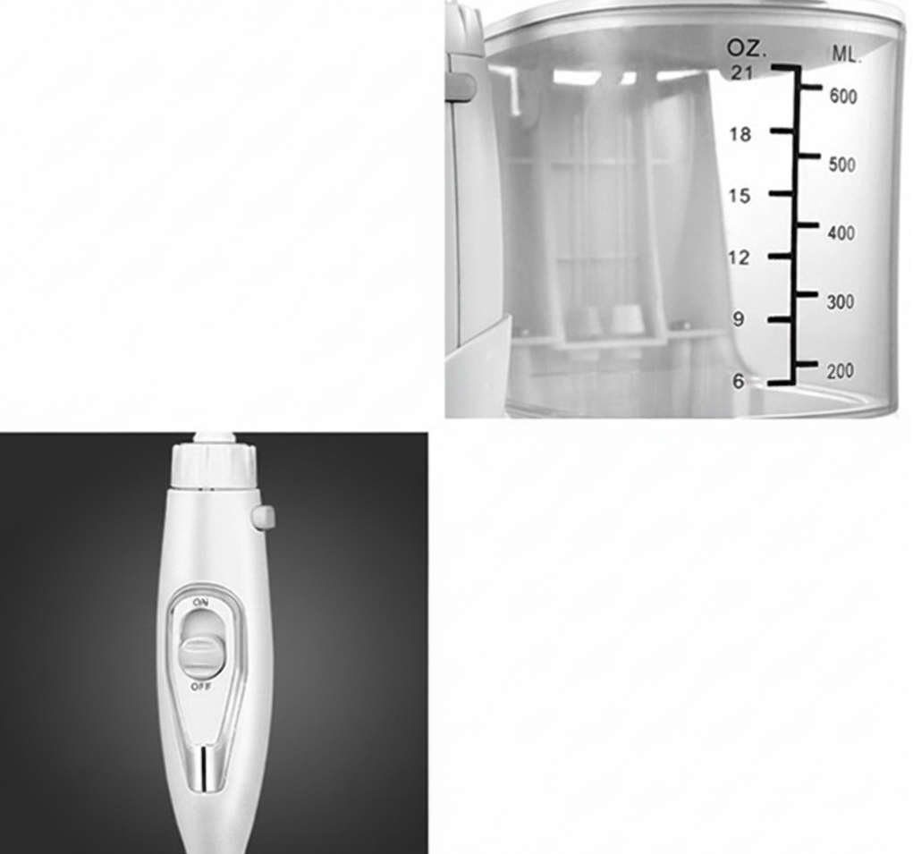 High-End Electric Water Flosser – 5 Nozzles, 10 Modes and 800ML Tank for Deep Oral Cleaning, Gum Care and Fresh Breath