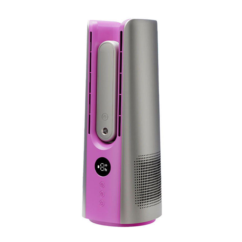 Mini Bladeless Desktop Fan - Air Cooler with Spray Humidifier and Circulating Cool Air for Office or Personal Use