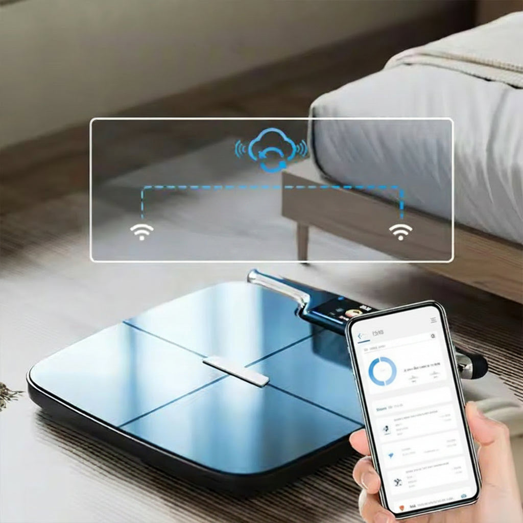 Smart WiFi Body Composition Scale – Digital BMI Analyzer with 28 Health Metrics, Muscle Mass Tracking and Mobile App Support