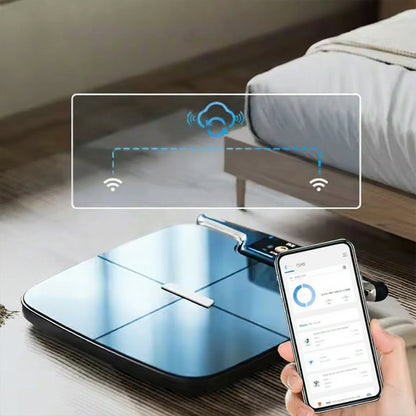 Smart WiFi Body Composition Scale – Digital BMI Analyzer with 28 Health Metrics, Muscle Mass Tracking and Mobile App Support
