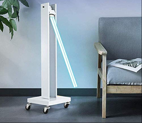 High-Power UV Disinfection Lamp – Mobile Germicidal Ozone Sterilization Light for Offices, Factories, Schools and Large Indoor Sanitizing Applications