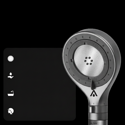 Nanobubble Filter Shower Head – Handheld Water-Saving Shower with Carbon Filtration, Three Modes and Skin and Hair Care Features