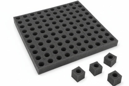 Hydroponic Grow Sponge Set – Soilless Seedling Plugs for Nursery Trays, Vegetable Propagation, Indoor Gardens and Seed Starting
