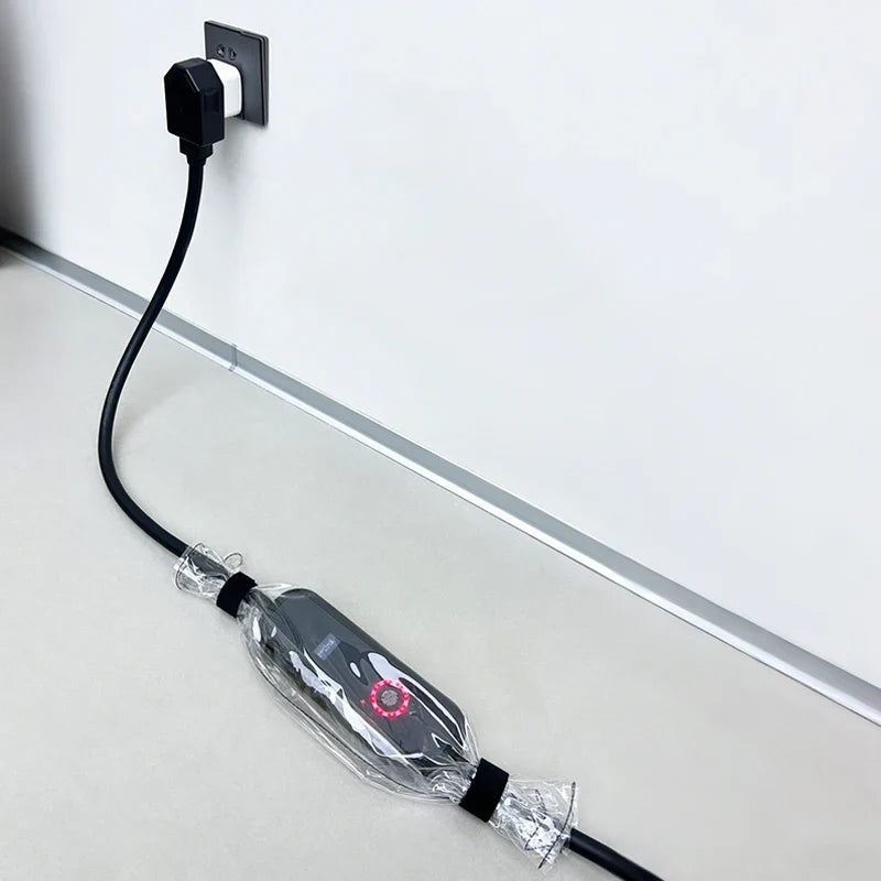 EV Charger Control Box Waterproof Cover – PVC Rainproof Protection Case for Electric Vehicle Charging Equipment