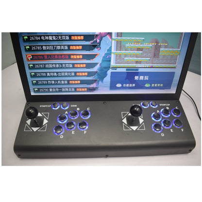 LCD Bartop Arcade Machine – 22-Inch 23000-in-1 Pandora Box Console with Dual Joysticks, 3D Games and Coin Slot for Retro Gaming