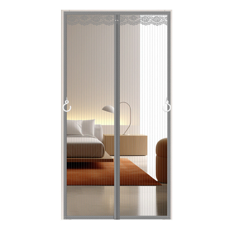 Magnetic Mosquito Door Curtain – Premium Fiberglass Mesh Flyscreen with Full Magnetic Strips and Strong Self-Adhesive Installation for Hands-Free Home Protection