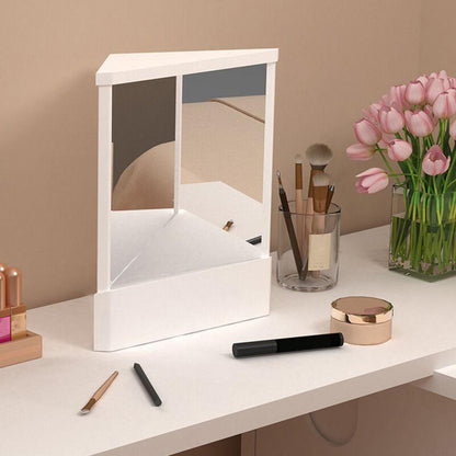 True Image Vanity Mirror – Precision Non-Magnifying Makeup Mirror with Real Reflection for Beauty Routines, Dressing Tables and Stylish Tabletop Decor