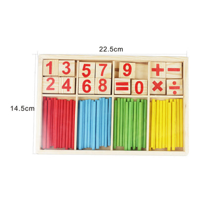 Kindergarten Counting Sticks – Educational Math Learning Toy for Children with Number Practice, Sorting, Early Arithmetic and Hands-On Classroom Activities