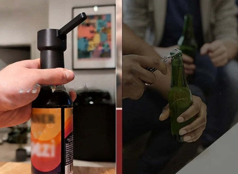Catapult Bottle Opener – Funny Portable Cap Launcher Bar Tool for Parties, Outdoor Gatherings, Drinking Games and Entertaining Gift Ideas