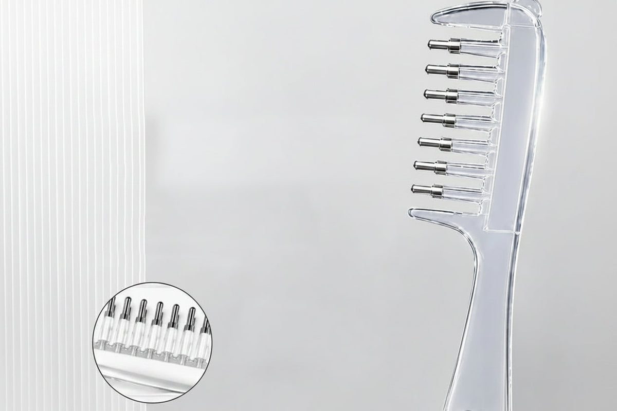 Scalp Liquid Applicator Comb – Mini Portable Anti-Static Hair Care Tool for Precise Serum, Oil and Nourishing Treatment Application at Home