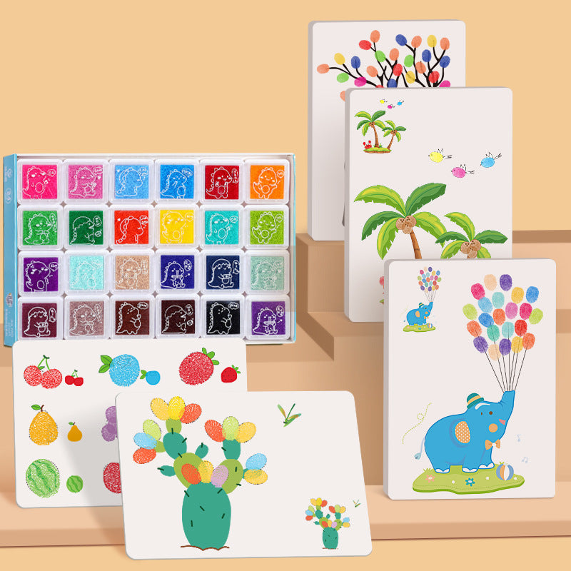 DIY Finger Painting Art Set - Creative Montessori Drawing Toys for Kids Learning and Artistic Development