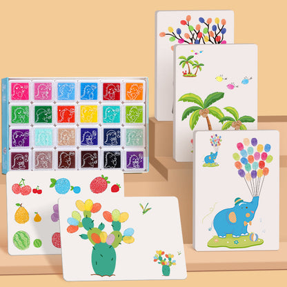 DIY Finger Painting Art Set - Creative Montessori Drawing Toys for Kids Learning and Artistic Development