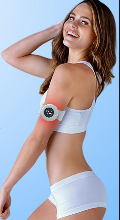 KTS TENS EMS Muscle Stimulator – Wireless 20-Level Massager with 650nm/808nm Laser Therapy for Neck, Body and Muscle Pain Relief