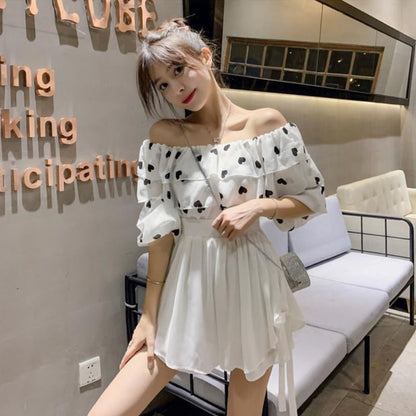 Korean Wide-Leg Chiffon Shorts – Women’s Elastic-Waist Baggy Summer Pants with Elegant Aesthetic Styling, Casual Comfort and Relaxed Everyday Fit