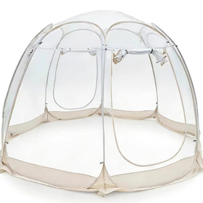 Large Pop-Up Bubble Tent – Weatherproof Outdoor Igloo Screen House for Camping, Patios and Gardens with Oversized Space and Cold-Weather Protection