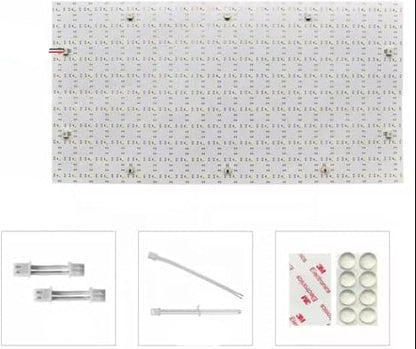 Flexible LED Panel Sheet – 490x245MM 24V 28W Backlight with 242 LEDs for Kitchen Counters, Marble, Signage and Advertising Displays