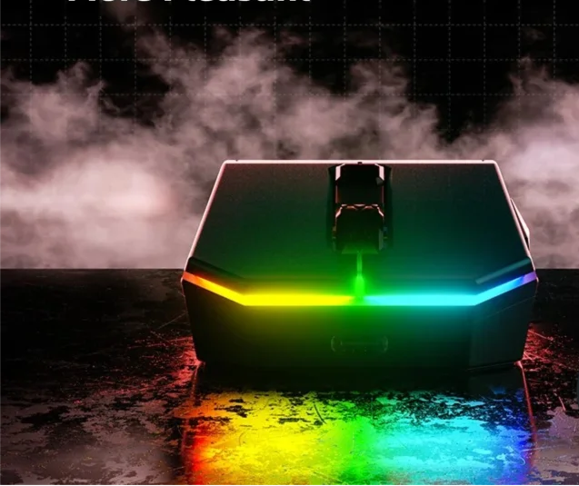 RGB Wireless Gaming Mouse – Three-Mode Bluetooth Mouse with 12800 DPI Precision Tracking, Colorful Lighting and Ergonomic Performance Design