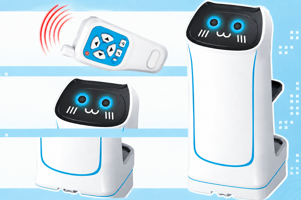 Remote-Controlled Food Delivery Robot Toy – Electric Transport Car for Carrying Small Items, Interactive Games and Funny Birthday Surprise Gifts