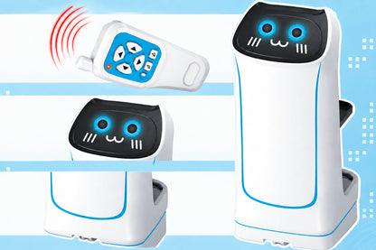Remote-Controlled Food Delivery Robot Toy – Electric Transport Car for Carrying Small Items, Interactive Games and Funny Birthday Surprise Gifts