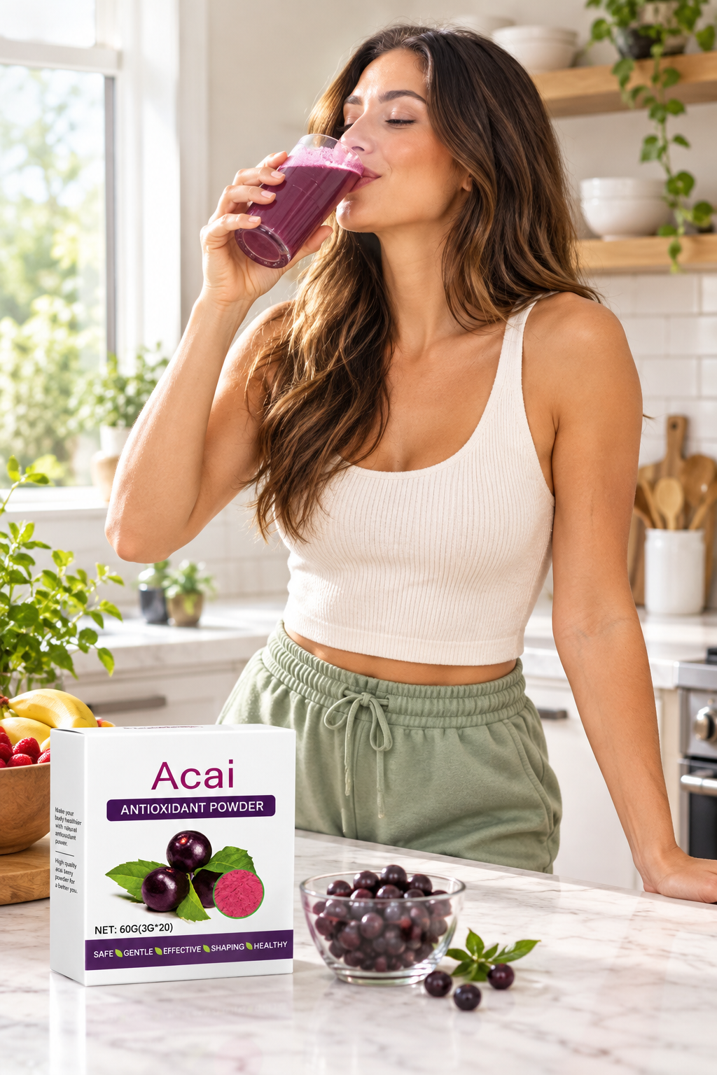 Antioxidant Body Treatment Powder – Easy-Mix Beauty and Skin-Care Powder for At-Home Body Treatments, Spa Routines and Refreshing Self-Care