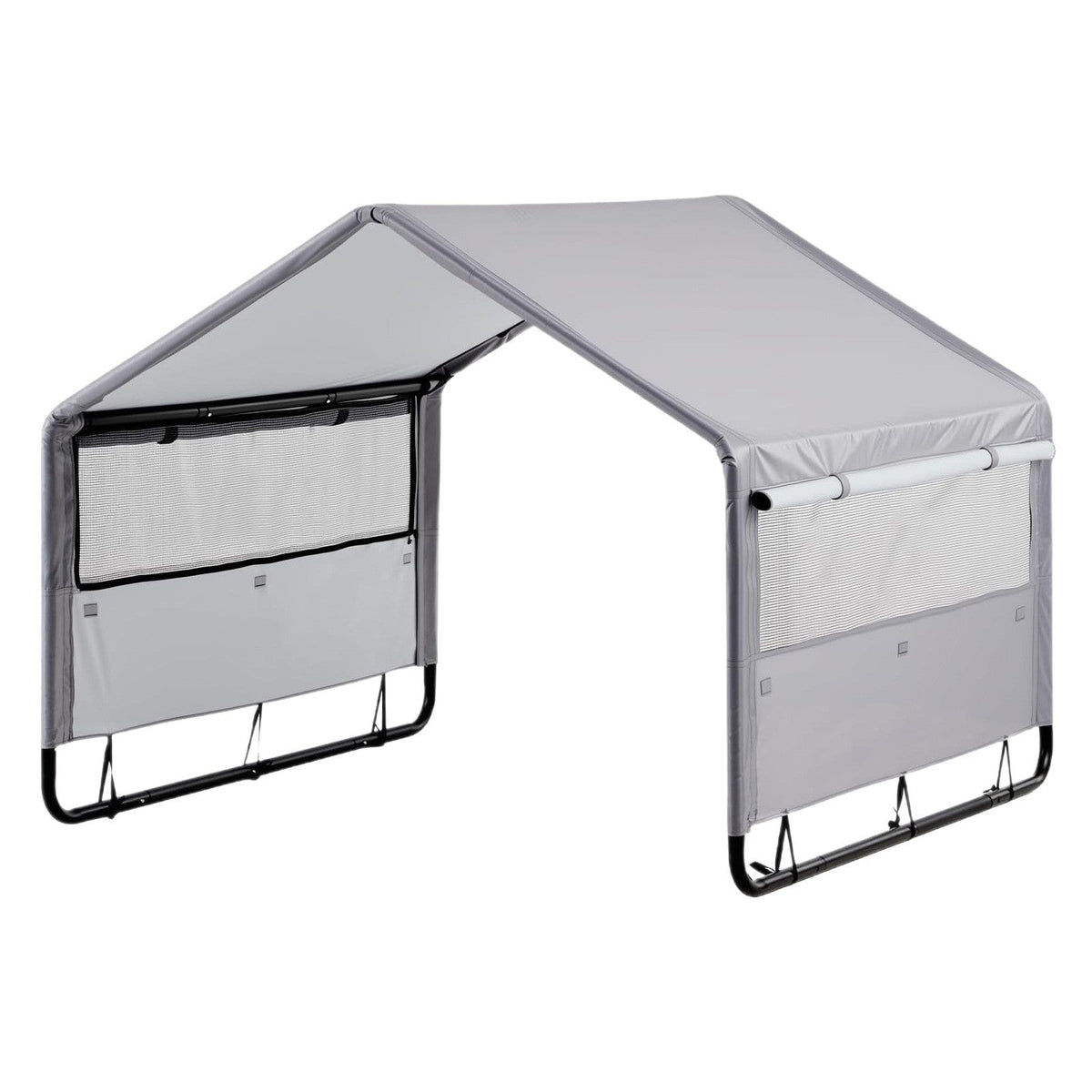 Waterproof Outdoor Dog Tent – Windowed Sunshade Cot Shelter for Comfortable Pet Rest, Camping, Backyard Lounging and Warm-Weather Adventures