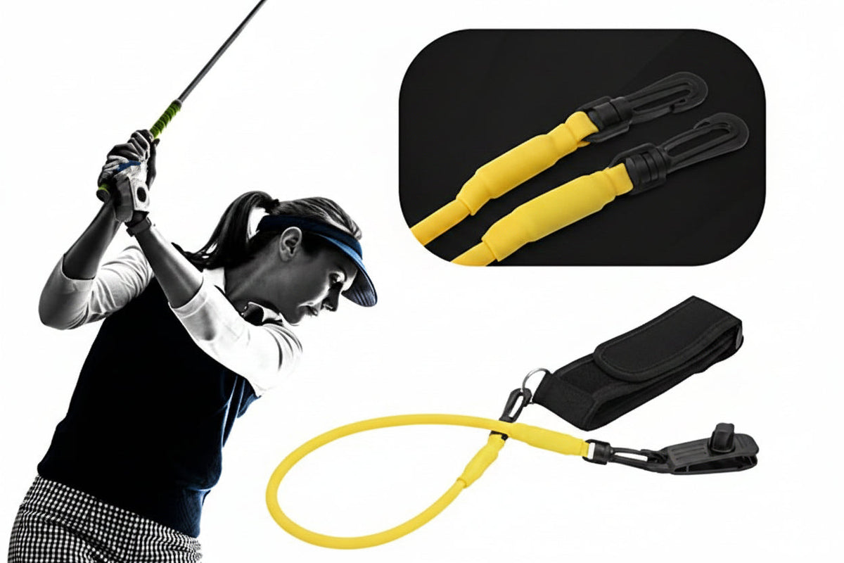 PGM Golf Swing Tension Belt – Strength and Posture Training Band for Club Correction, Swing Consistency and Improved Golf Practice Form