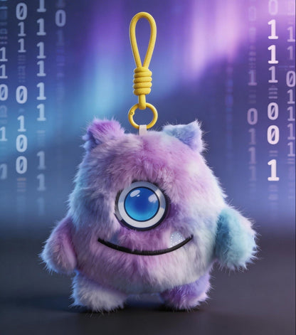 AI Smart Voice Companion Robot – Interactive Talking Pet Toy with LED Eyes for Emotional Engagement, Entertainment and Home Office Companionship