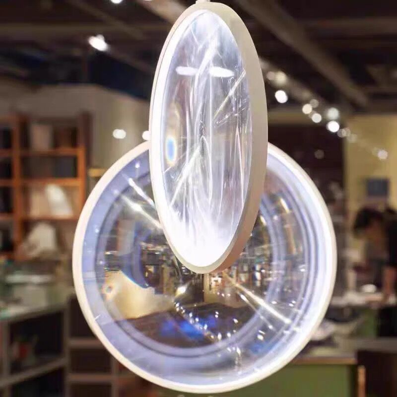 Yuji Okitsu LED Pendant Light – Round Clear Glass Designer Fixture for Hotels, Dining Rooms, Living Spaces and Modern Restaurant Interiors