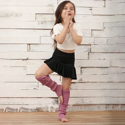 Women's Winter Leg Warmers – Y2K Wool Leg Covers for Gym, Ballet, Yoga, Fitness and Latin Dance with Cozy Loose Knit Styling