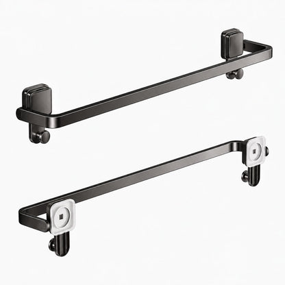 Folding Suction Cup Towel Rack – No-Drill Wall-Mount Bathroom Hand Towel Holder for Space-Saving, Convenient and Damage-Free Organization