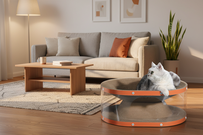 Double Layer Cat Scratching Board – 2-in-1 Cat Bed and Climbing Nest with Durable Scratch Surface for Indoor Pet Play and Rest