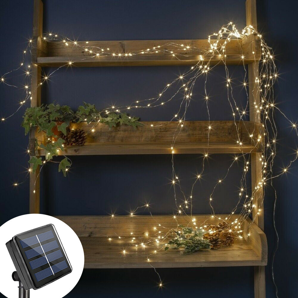 Solar Fairy String Lights – Outdoor LED Garland for Gardens, Streets, Patios and Holiday Decor with Energy-Saving Solar-Powered Illumination