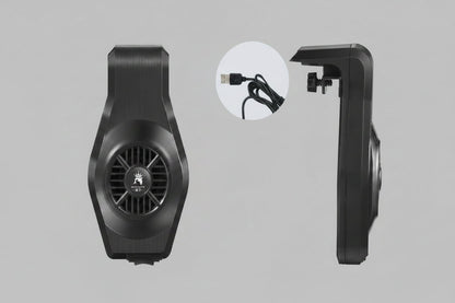 Mini Aquarium Cooling Fan – Adjustable Hanging Fish Tank Chiller for Temperature Control, Quiet Water Cooling System for Tropical Aquariums