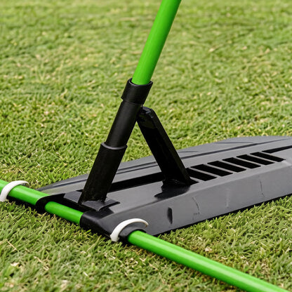 Golf Swing Plane Corrector – Alignment Rod Holder and Practice Plate for Adjusting Swing Angle, Posture and Consistent Training Mechanics