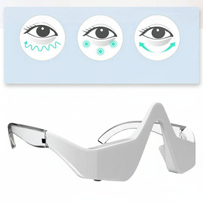 Multi-Functional USB Rechargeable Eye Massager – 3D Eye Care Device with Adjustable Heat & Vibration, Relaxing Personal Gift for Valentine’s Day
