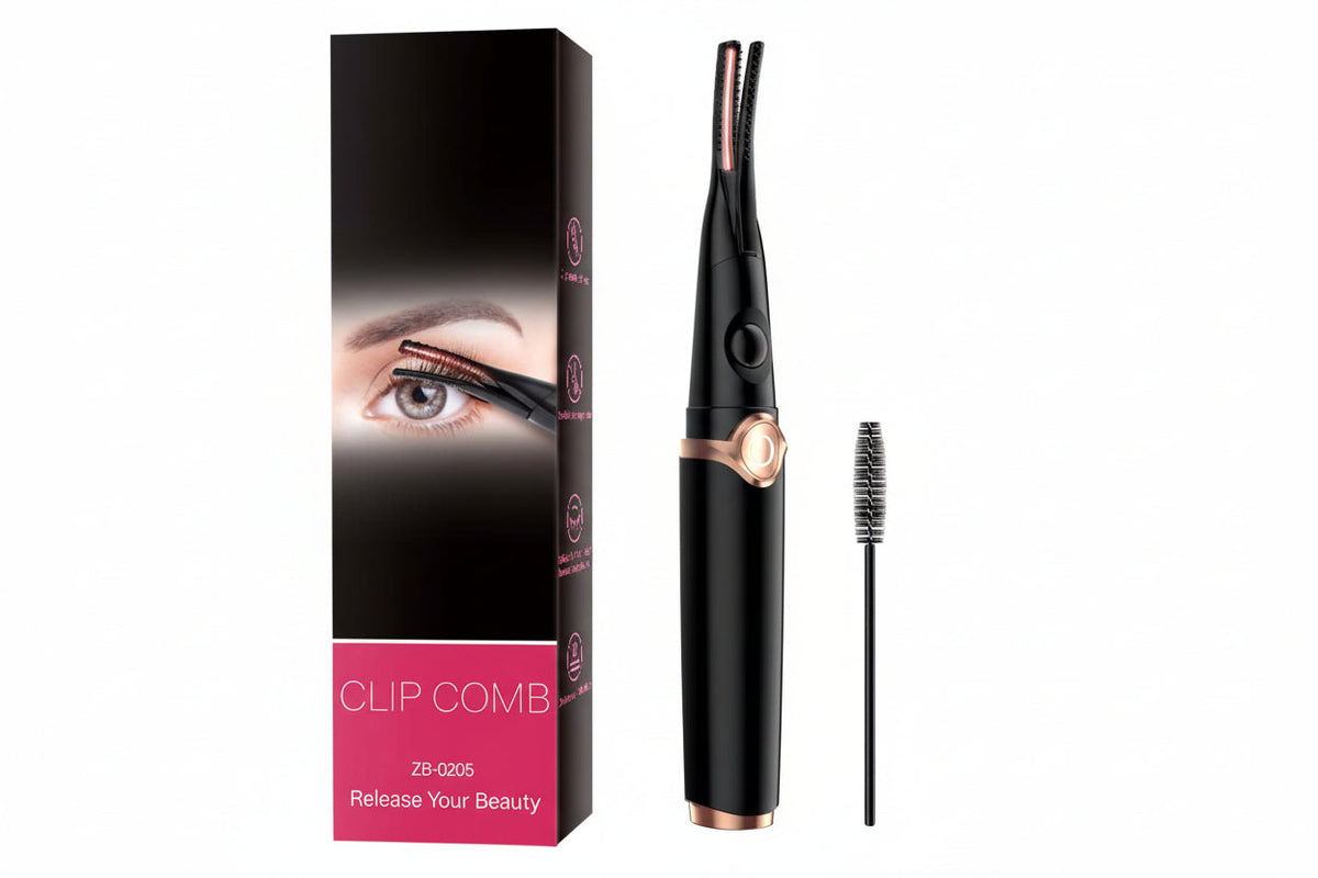 Rechargeable Heated Electric Eyelash Curler – Portable Beauty Tool for Long-Lasting Curl, Travel Convenience, and Effortless Glam