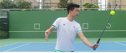 Portable Tennis Swing Trainer – Single Ball Practice Equipment for Beginners to Improve Serves, Accuracy and Stroke Technique