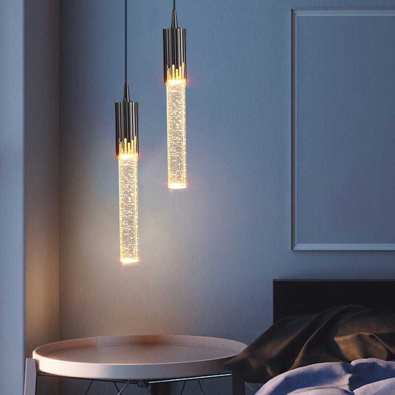 Modern Luxury Crystal Pendant Lamp – Elegant Hanging Ceiling Light for Bedroom, Living Room and Kitchen Decor