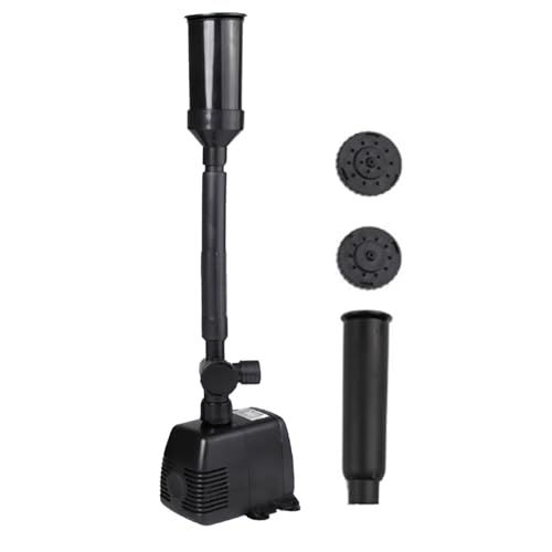 Submersible Water Fountain Pump – Compact Pump for Garden Ponds, Aquariums, Fish Tanks, Sumps and Waterfalls with Reliable Continuous Circulation