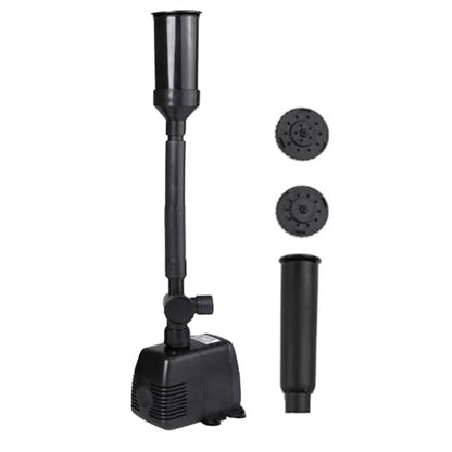 Submersible Water Fountain Pump – Compact Pump for Garden Ponds, Aquariums, Fish Tanks, Sumps and Waterfalls with Reliable Continuous Circulation