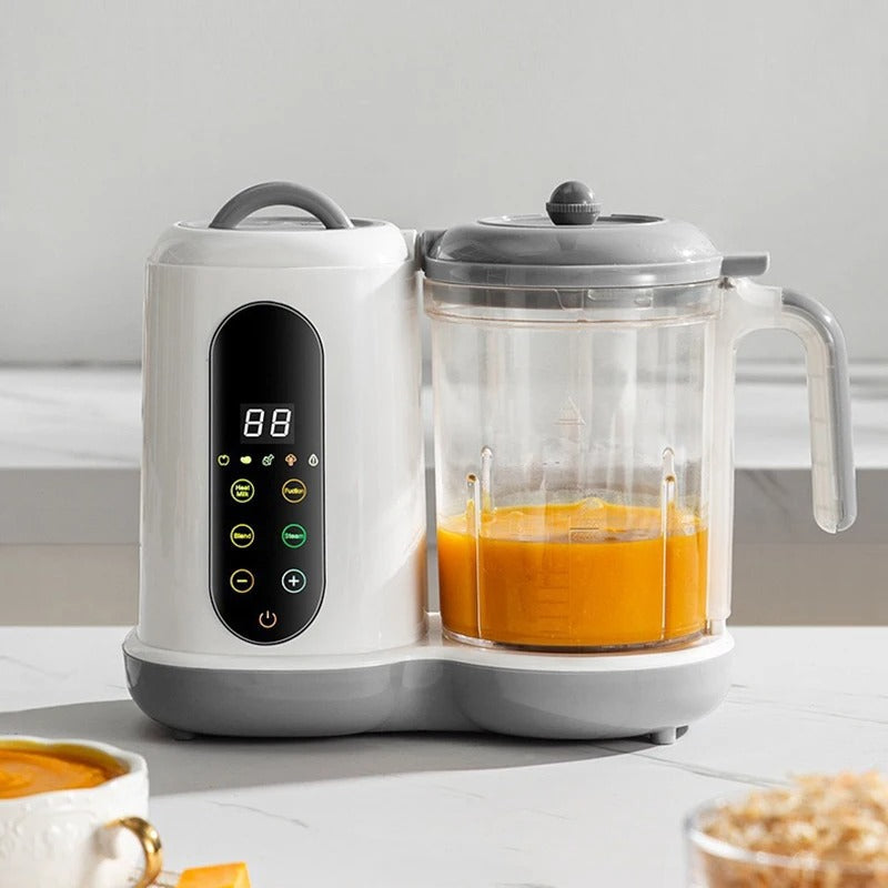 Multifunction Baby Food Maker – Compact Automatic Blender, Steamer and Timer for Easy Homemade Purees, Nutritious Meals and Convenient Infant Feeding