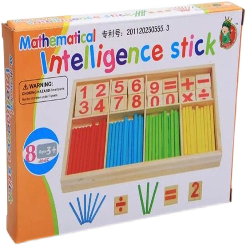 Kindergarten Counting Sticks – Educational Math Learning Toy for Children with Number Practice, Sorting, Early Arithmetic and Hands-On Classroom Activities