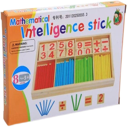 Kindergarten Counting Sticks – Educational Math Learning Toy for Children with Number Practice, Sorting, Early Arithmetic and Hands-On Classroom Activities