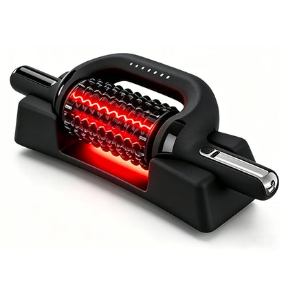 Electric Infrared Roller Massage Stick – Deep Tissue Muscle Relaxation Device for Athletes, Workout Recovery, Fatigue Relief and Home Massage