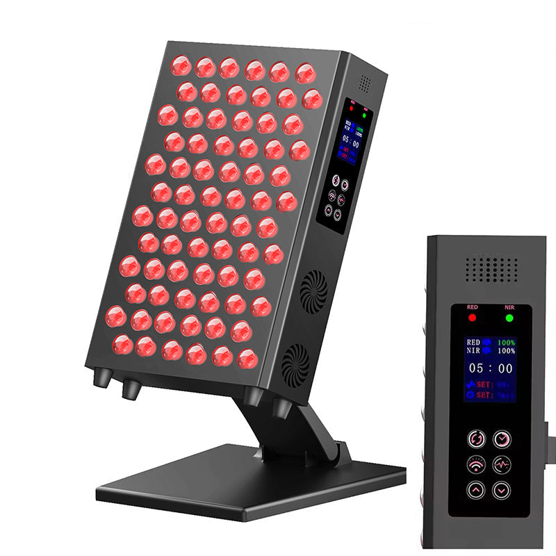 LED Red Light Therapy Panel – Dimmable 660nm and 850nm Infrared Beauty Device for Facial, Body Skin Care, Rejuvenation and Wellness