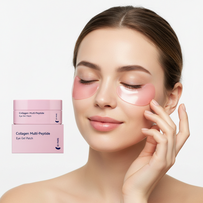Collagen Peptide Eye Gel Patches – Firming Hydrating Treatment for Wrinkles, Fine Lines, Dark Circles and Under-Eye Rejuvenation