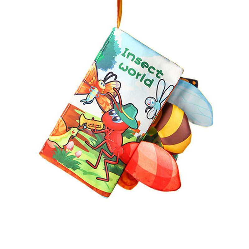 Baby Cloth Book –3D Soft Sensory Learning Toy for Infants with Interactive Pages, Early Development, Quiet Play and Tactile Exploration