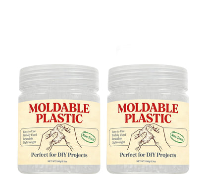Reusable Thermoplastic Pellets – Transparent Moldable Craft Granules for DIY Projects, Temporary Repairs, Custom Shapes and Creative Handcraft Applications