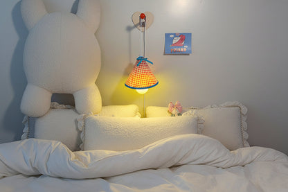 Warm Glow Wall Night Light – Cute Remote-Control Hanging Lamp for Bedroom Ambience and Cozy Decorative Lighting